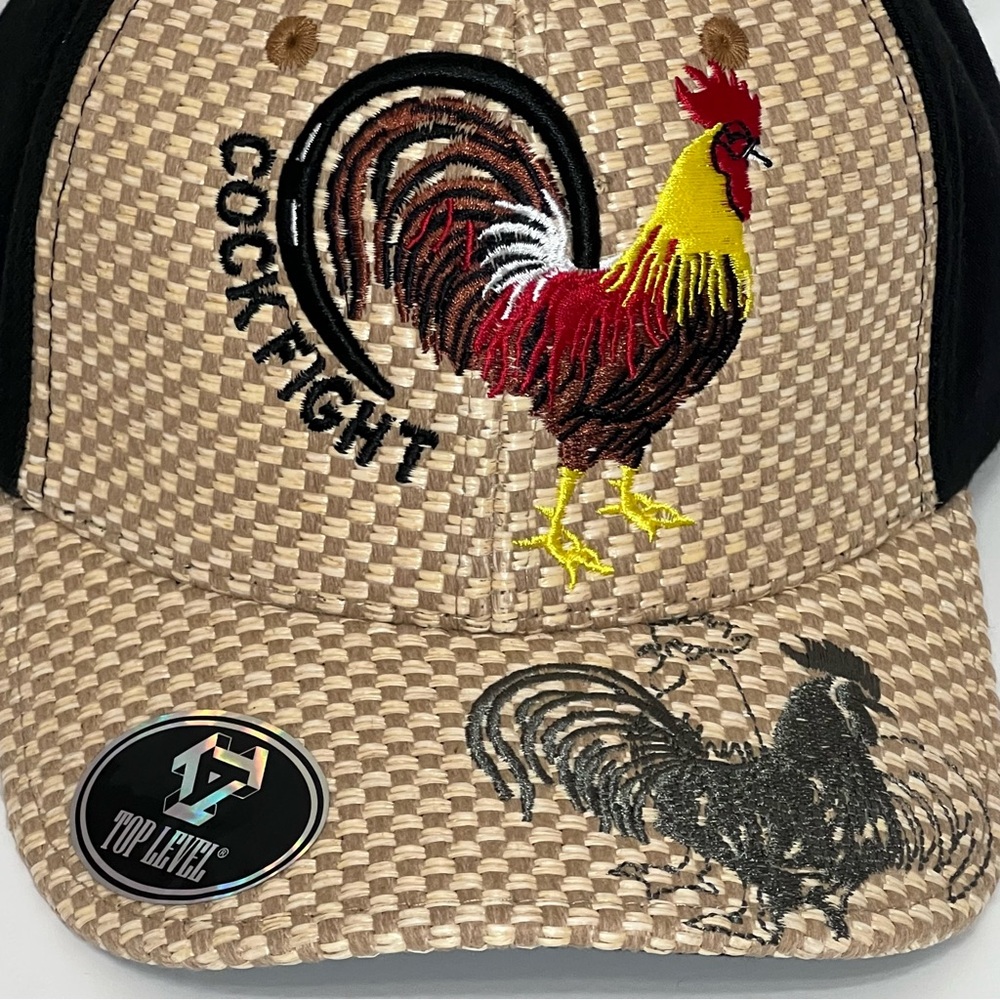 Top Level CockFight Adjustable Strap Back Cap - Picture 6 of 6